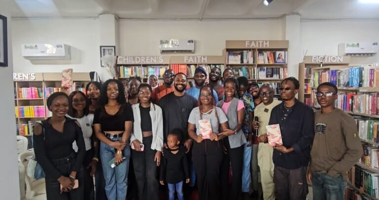 Nnamdi Anyadu Holds A Meal Is a Meal Reading and Signing in Ibadan
